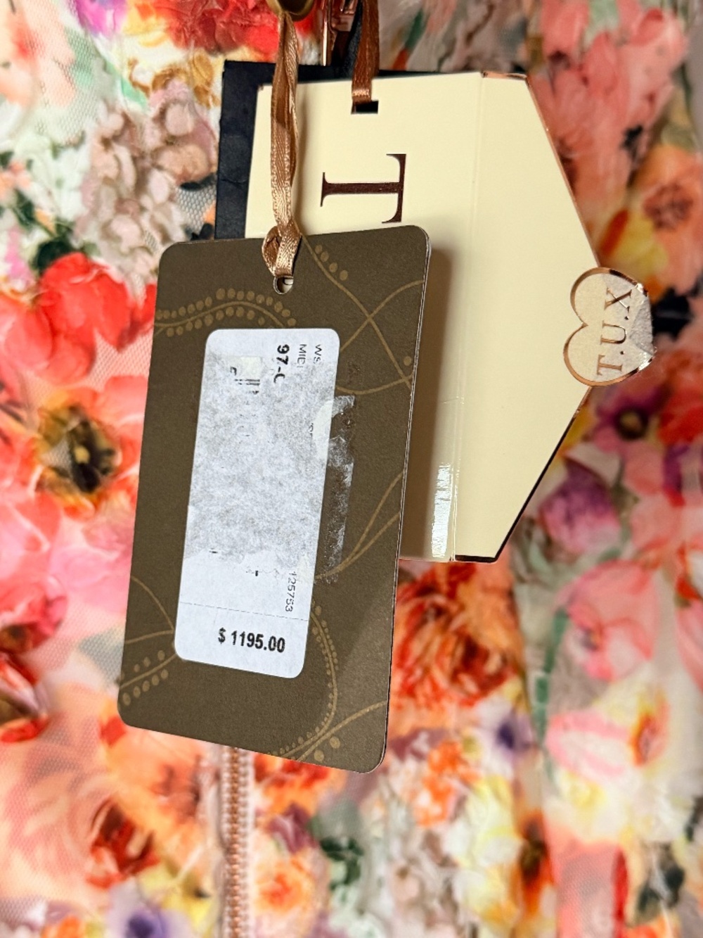NWT Runway Ted Baker Senona Dress Size 4 Floral - Picture 14 of 16